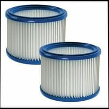 Image of 2 x VACUUM CLEANER CARTRIDGE FILTER FITS NILFISK 302000490 63990 11753 107402338