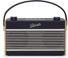 Image of Roberts RAMBLER FM DAB+ Stereo Digital Radio with Bluetooth - Navy Blue