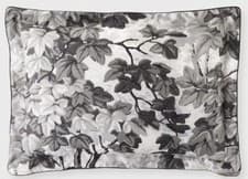 Image of Zoffany Richmond Park Pillow Sham 400 Thread Egyptian Cotton Charcoal Grey King