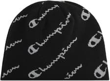 Image of Champion Reversible Beanie | Black/Oxford Grey | One Size