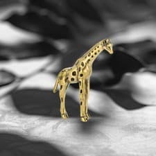 Image of Giraffe Statue Giraffe Figurine Simulation Ornament Figurine Animal Sculpture
