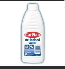 Image of Carplan De Ionised Distilled Lead Acid Car Battery Steam Iron Top Up Water 1 L