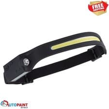 Image of Draper COB LED Rechargeable 2-in-1 Head Torch with Wave Sensor 3W, USB-C Cable