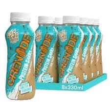 Image of Grenade Chocolate Salted Caramel High Protein Shake, 8 x 330 ml (Pack of 8)