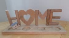 Image of Beautiful Rustic 4 Piece Driftwood Candle Holder