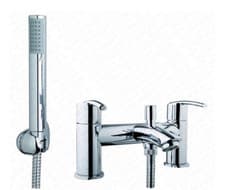 Image of Wickes Versaille Bath Shower Mixer Tap - Chrome 222347