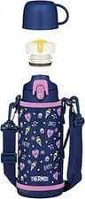 Image of Thermos Vacuum Insulated Two-Way Water Bottle 0.8L/0.83L Navy Purple Includes