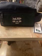 Image of Jack Wills Wash Bag (no Products Included) Green & Black