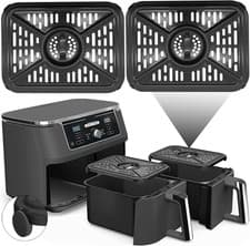Image of GWYXC Air Fryer Grill Plate for Ninja Foodi AF500UK 10.4L 7 in 1 AF400UK 9.5L 6