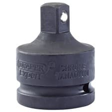 Image of Draper Expert Impact Socket Converter Chemically Blacked 3/4" Female x 1/2" Male