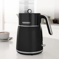 Image of Morphy Richards Signature Black Kettle 1.5L Fast Boil Cordless Electric 100744