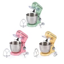 Image of Salter British Bakes Stand Mixer – 5L, 10 Speeds, Whisk, Dough Hook and Beater