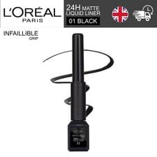 Image of L’Oreal Paris Matte Signature Liquid Eyeliner 01 Black Smudge Resistant Eyeliner