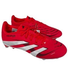 Image of adidas Predator League Soft Ground Football Boots Red Junior UK 5 New 