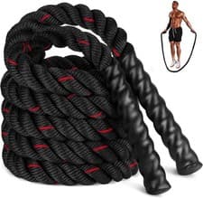 Image of 2.8 Metre Battle Jump Rope Power Training Battling Sport Exercise Fitness Gym UK