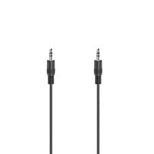 Image of Audio Cable, f. 3.5mm Male Jack - f. 3.5mm Male Jack, Stereo, 0.5m