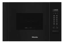 Image of Miele M2224SC Obsidian Black Built-In Microwave with Grill RRP £700