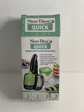 Image of JML Nicer Dicer Handheld Chopper Slicer, Dicer & Wedger Machine Green BNIB