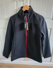Image of Womens Regatta Professional Ablaze Softshell Jacket Wind Resistant Black Red NEW