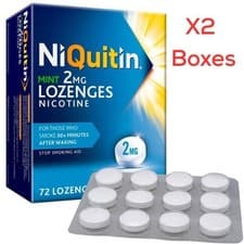Image of NiQuitin Mint Nicotine Lozenges 2mg - 144 Pack  Exp 05/26