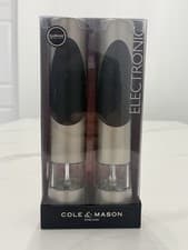 Image of Cole & Mason Precision Richmond Electronic Salt and Pepper Mill Set Brand New