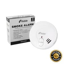 Image of Kidde 29HD Optical Smoke Alarm With Test & Hush, 9V Alkaline Battery Included