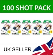 Image of FUJIFILM Instax Film - Mini - 100 Shot Pack (5 boxes of 20) Bundle