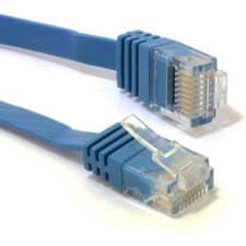 Image of FLAT CAT6 Ethernet Cable Gigabit RJ45 Router to PC/TV/PS 1m/2m/3m/5m/10m/20m Lot