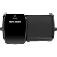 Image of George Foreman 23450 Grill & Griddle Health Grill Black