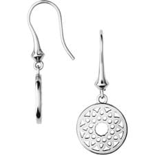 Image of LINKS OF LONDON Earrings Big Ben Timeless Drop Sterling Silver RRP120
