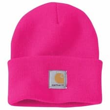 Image of SALE 💰Trendy NWT Barbie Hot Pink Glow Carhartt Knit Cuffed Beanie DISCONTINUED