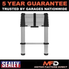 Image of Sealey Telescopic Ladder 9-Tread Aluminium EN 131 ATL09