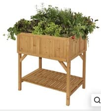 Image of New! VegTrug Raised Bed Planter Cedar Wood Natural