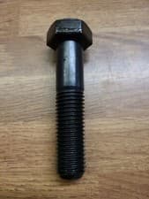 Image of Hex Head Set Screw PART Thread Hexagon Headed Bolt Grade 8.8 Black M20 x 90mm