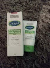 Image of Cetaphil Daily Defence Cream SPF 50 UVB & UVA. Vegan. 50g. New - Boxed & Sealed