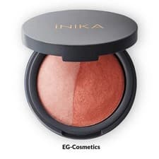 Image of INIKA Organic Mineral Baked Blush Duo (Burnt Peach) 6.5g