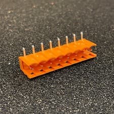 Image of 1513260000, Weidmuller, OMNIMATE SL, 8 Way, 1 Row, Right Angle PCB Header