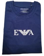 Image of Men's Emporio Armani EA7 short sleeve crew neck Cotton T-Shirt