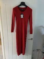 Image of Barbour Laia Dress Red Size 10