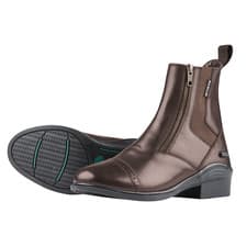 Image of Dublin Evolution Women's Double Zip Front Paddock Boots | Equestrian | Brown