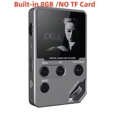 Image of 8GB Lossless Bluetooth MP3 Music Player, Zinc Alloy Body,Rotary Controls,Wire UK