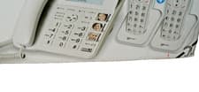 Image of Amplidect 295-2 Amplified (30dB) Cordless Home Telephone With Answering Machine.