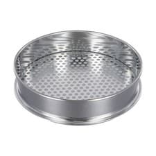 Image of Metal Gardening Stainless Steel Metal Garden Riddle Sieve Mesh Silver Home Tool
