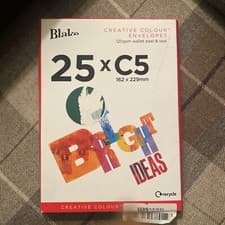 Image of Blake Creative Colour C5 162 x 229 mm 120 gsm Peel & Seal Wallet Envelopes Red