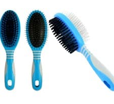 Image of ANCOL ERGO DOG BRUSHES : Bristle, Pin or Double Sided Dog Brush bpl Pet Grooming