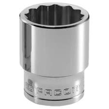 Image of Facom 1/2" Drive Bi Hexagon Socket Metric 8mm