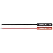 Image of Bernstein Test Probe 2 pieces Red/Black 4mm CAT I Insulated/Thin