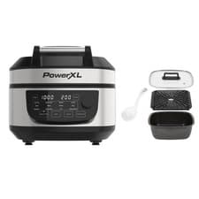 Image of Power XL Grill Air Fryer Combo Large 5.7L Capacity 12-in-1 Electric Multicooker