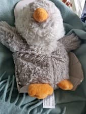 Image of Grey Penguin Warmie Hot Water bottle,box,only,is A Little Torn