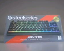 Image of SteelSeries Apex 3 TKL Gaming Keyboard – RGB Backlit Wired Keys – New & Sealed